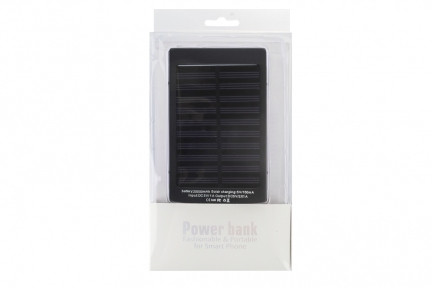 Универсальный внешний аккумулятор на солнечных батареях 20000 mAh Power Bank - фото 1 - id-p93848801