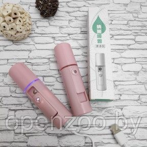 Карманный увлажнитель-распылитель для лица USB Nano Moisture Spray, 20 мл(розовый) - фото 1 - id-p120705312