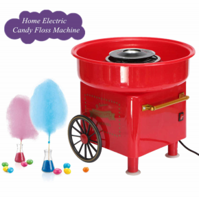 Аппарат для приготовления сладкой сахарной ваты RETRO Cotton Candy CARNIVAL, 500 W Красная