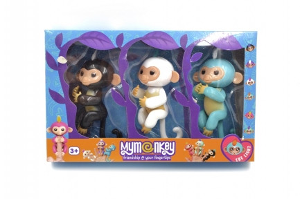 Набор обезьянок Fingerlings на палец