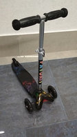 Самокат скутер детский MINI FAVORIT 4105Р (с принтом) до 20 кг.