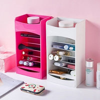 Органайзер для хранения косметики и лаков Cosmake Lipstick  Nail Polish Organizer Розовый