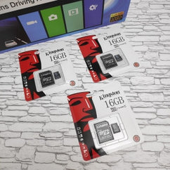 Карта памяти 16GB microSDHC (Kingston 10 классSD адаптер) (Копия)