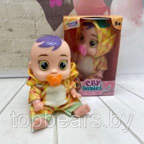 Пупсик говорящий Куколка Грей Бэйбис маленькая (Gry Babies аналог)  Лимончик, фото 1