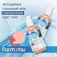 Коллагеновый тональный крем с эффектом сияния FarmStay SPF 15 Collagen Water Full Moist Luminous Foundation,