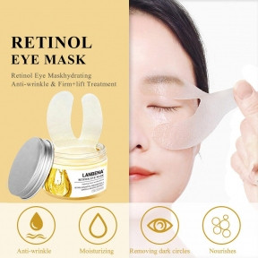 Патчи для глаз LANBENA Retinol Eye Mask от морщин с ретинолом, 50 шт