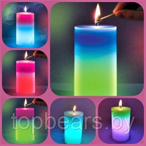 Магическая восковая свеча Candled Magic 7 Led меняющая цвет (на светодиодах) - фото 1 - id-p179743321