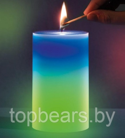 Магическая восковая свеча Candled Magic 7 Led меняющая цвет (на светодиодах) - фото 3 - id-p179743321