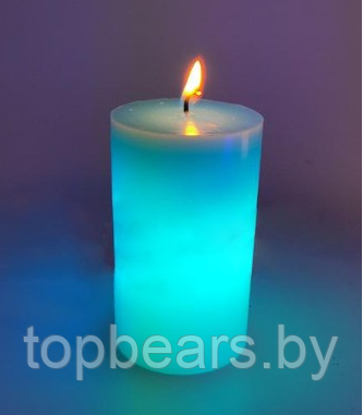 Магическая восковая свеча Candled Magic 7 Led меняющая цвет (на светодиодах) - фото 6 - id-p179743321