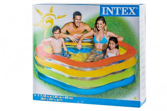 Надувной детский бассейн Colors of Summer 188х180х53см Intex