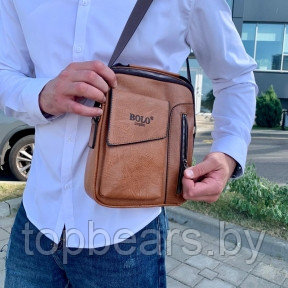 Мужская сумка-мессенджер через плечо Bolo LingShi (отделение для смартфона) - фото 1 - id-p187291175