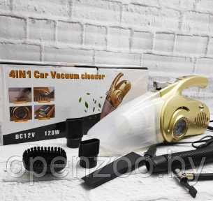 УЦЕНКА Автомобильный пылесос 4 в 1 Car Vacuum Cleaner DS12V (с функцией автомобильного насоса) - фото 1 - id-p155304315