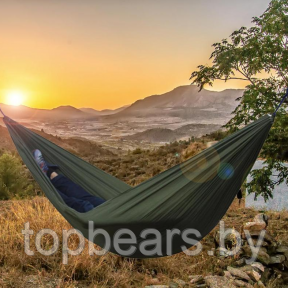 Гамак подвесной двухместный Hammock Swing Ультралёгкий и сверхпрочный (Крепления в комплекте) 270х140 см Цвет: - фото 1 - id-p187110429