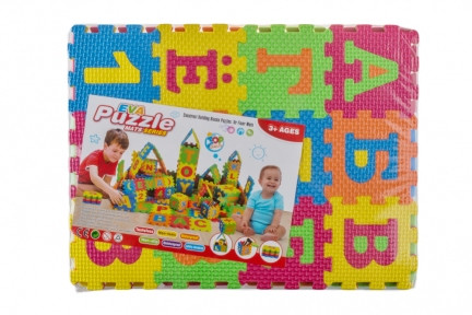 Детский развивающий коврик-пазл Буквы Eva Puzzle - фото 1 - id-p93849068