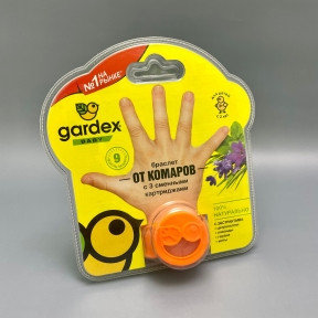 Браслет от комаров Gardex Baby, с 3 сменными картриджами - фото 1 - id-p177690035