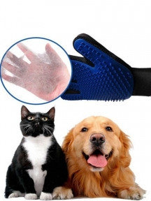 Перчатка для вычесывания шерсти домашних животных True Touch Без коробки (Уценка)