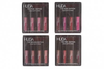 Наборы матовых помад Huda Beauty 4 цвета в 1 - фото 1 - id-p93847230