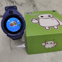 Детские GPS часы Smart Baby Watch Q610 (версия 2.0) качество А Синие