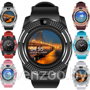 Умные часы Smart Watch V8  Черные