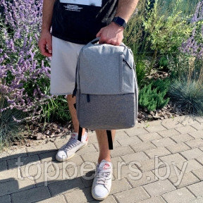 Городской рюкзак Urban с USB и отделением для ноутбука до 15.75 Серый с серым - фото 1 - id-p181796974