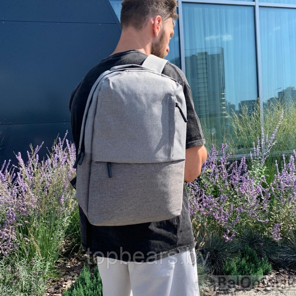 Городской рюкзак Urban с USB и отделением для ноутбука до 15.75 Серый с серым - фото 7 - id-p181796974