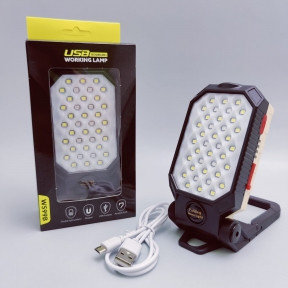 Переносной светодиодный фонарь - лампаUSB Working Lamp W599В (3 режима свечения, 1 фонарь, 4 вида крепления)