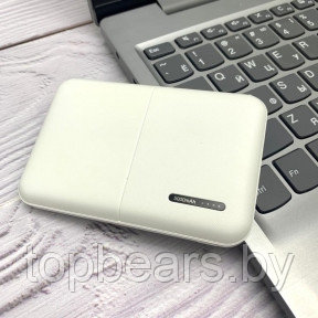 Портативное зарядное устройство Power Bank 5000mAh Kinetic, с индикатором заряда Белый