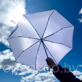 Автоматический с защитой от ветра зонт Vortex Антишторм, d -96 см. Белый - фото 1 - id-p185196227