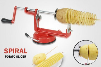 Машинка для резки картофеля спиралью Spiral Potato Slicer