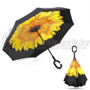 Зонт наоборот UnBrella (антизонт). Подбери свою расцветку настроения Желтая гербера