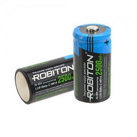 Аккумулятор C 2500mA - ROBITON RTU2500MHC 2500mAh, 1.2V, Ni-Mh
