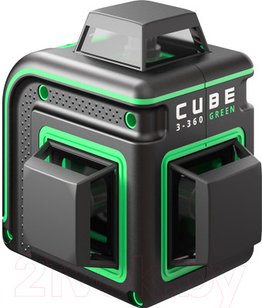 Лазерный нивелир ADA Instruments Cube 3-360 Green Professional Edition / A00573