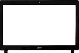 Рамка крышки матрицы Acer Aspire 5552, черная (с разбора)