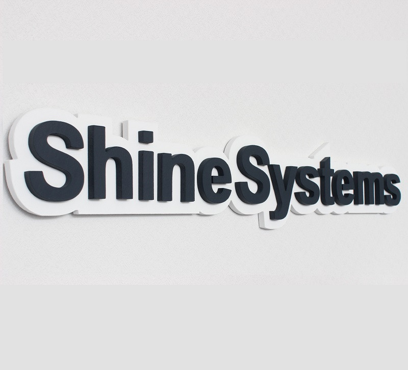 Логотип из пенопласта Shine Systems