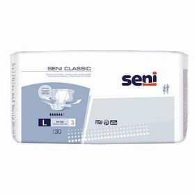 Подгузники для взрослых Seni Classic, размер 3 (Large), 30 шт.