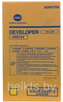 Девелопер для Konica Minolta Bizhub DV-614Y Yellow (ОРИГ)