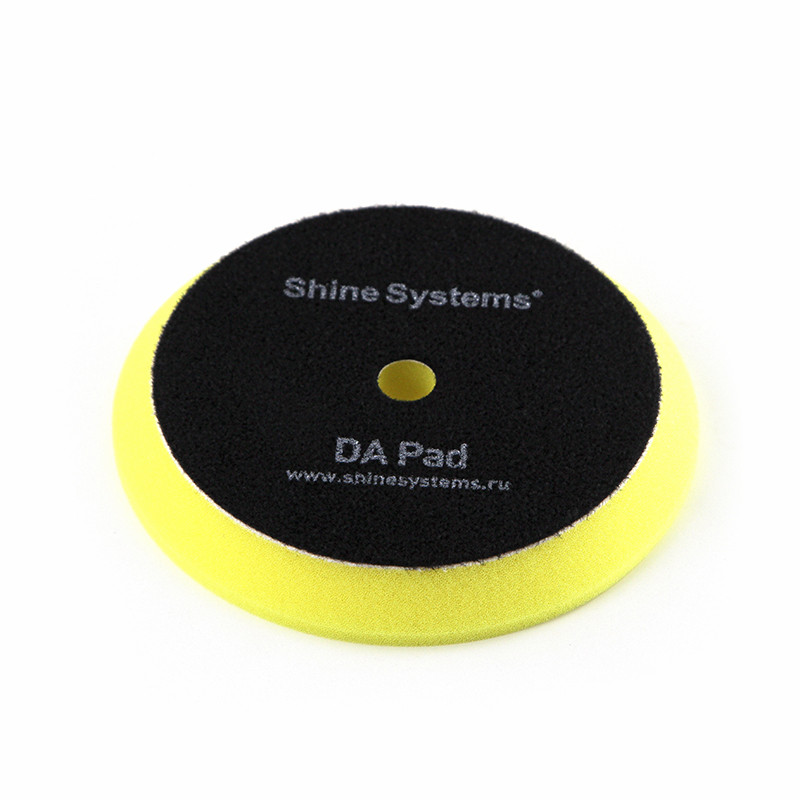 DA Foam Pad Yellow - Полировальный круг антиголограммный желтый | Shine Systems | 130мм - фото 2 - id-p177905543