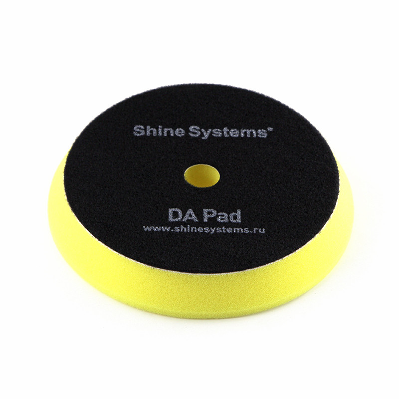 DA Foam Pad Yellow - Полировальный круг антиголограммный желтый | Shine Systems | 155мм - фото 2 - id-p177905555