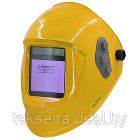 Сварочная маска ALTRON electric Thor 8000 PRO (yellow) (4 сенсора; 1/1/1/2; 100х80мм;DIN 4/5-9/9-13)