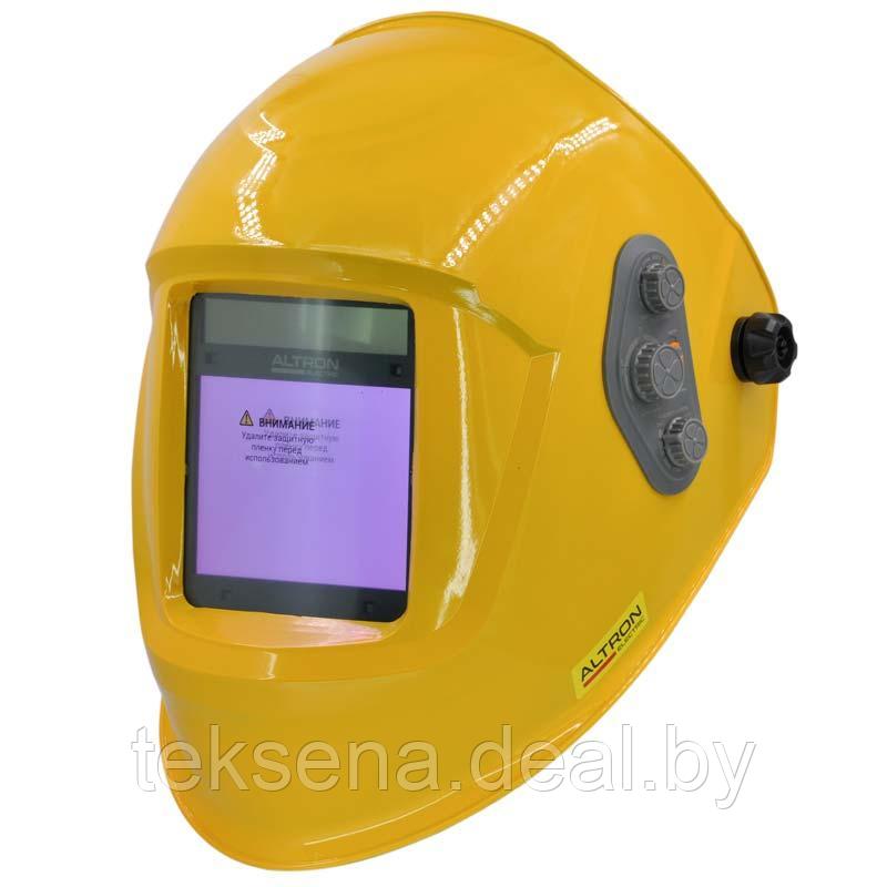 Сварочная маска ALTRON electric Thor 8000 PRO (yellow) (4 сенсора; 1/1/1/2; 100х80мм;DIN 4/5-9/9-13) - фото 1 - id-p196884503
