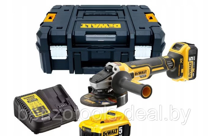 Болгарка DeWalt DWAE18W аккумуляторная бесщеточная (реплика) 1 аккумулятор