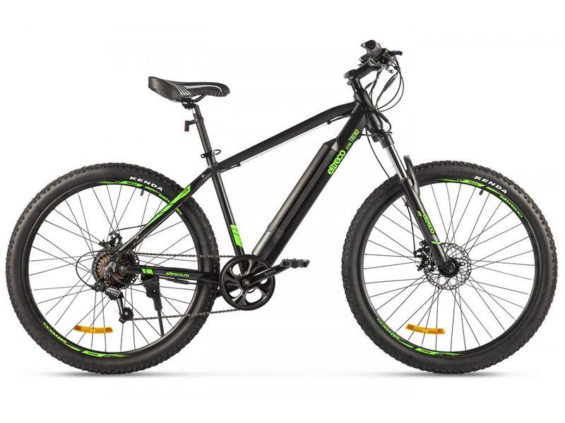 Электровелосипед Eltreco Ultra Trend черно-зеленый - фото 1 - id-p196896714