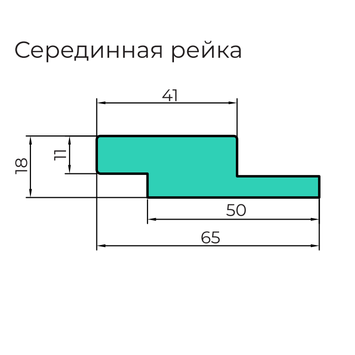 Реечная стеновая панель МДФ Ликорн белая матовая РП-1.С.18.2800 серединная рейка 65*18*2800мм - фото 3 - id-p196898445