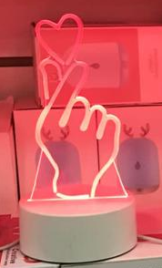 3 D Creative Desk Lamp (Настольная лампа голограмма 3Д, ночник) "I Love You" - фото 3 - id-p196898903