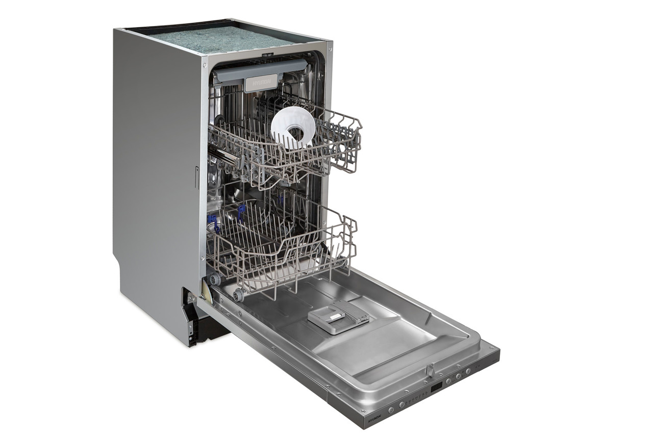 Встраиваемая Посудомоечная машина HYUNDAI HBD 470 (3 лоток для вилок и ложек) - фото 4 - id-p195492581