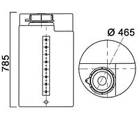 Дозировочный контейнер 100 литров со сливом Анион