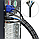 Кабельный органайзер / оплетка - держатель для крепления / защиты проводов, 5 метров, черный, фото 10