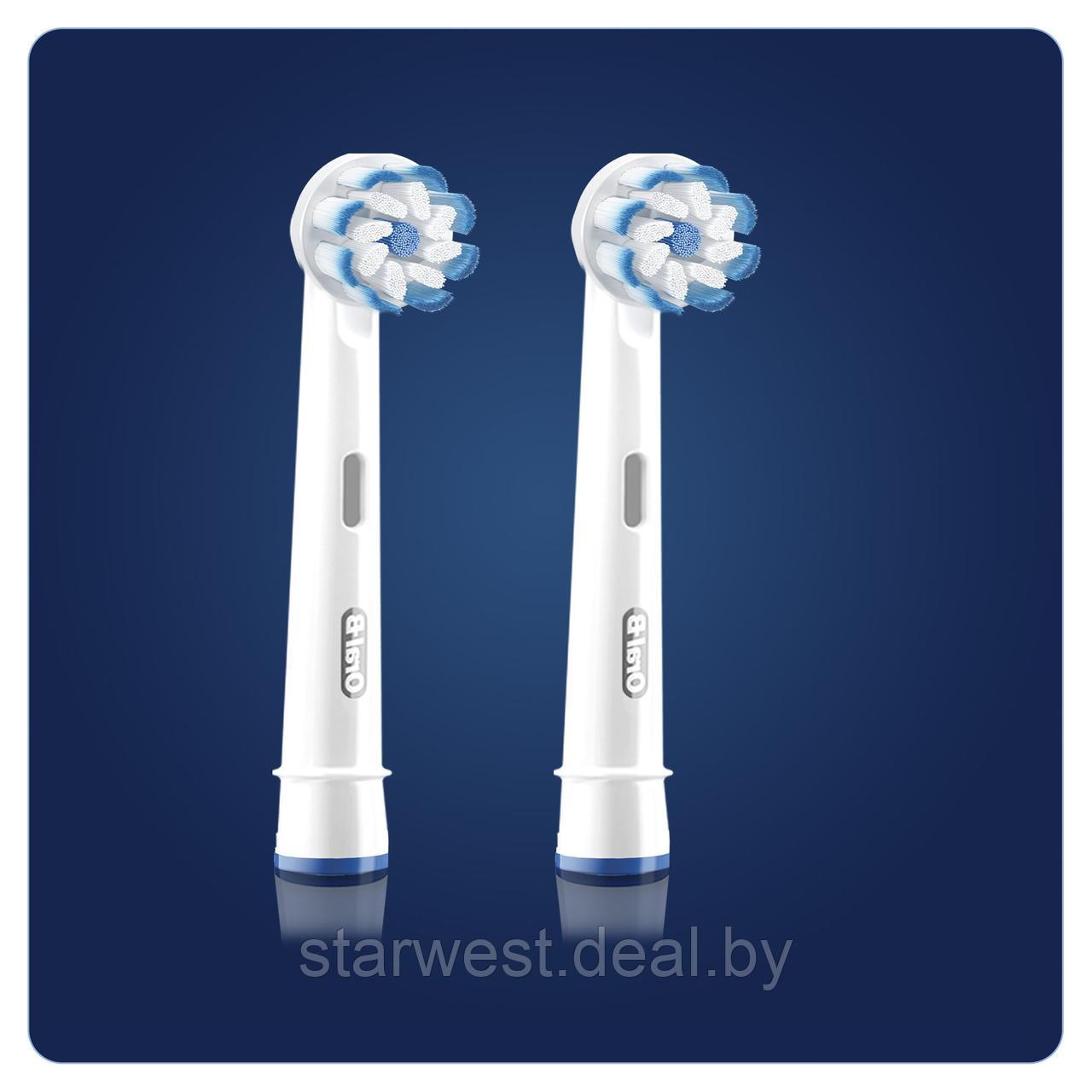 Oral-B Braun Sensitive Clean 1 шт. Насадка для электрических зубных щеток EB60 - фото 1 - id-p196901404