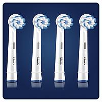 Oral-B Braun Sensitive Clean 4 шт. Насадки для электрических зубных щеток EB60-4