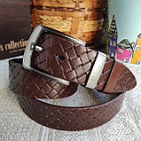 АКЦИЯ! Кожаный ремень 4см Ремарт с рисунками, фото 5